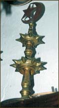 Lamp with crescent and star Pix :Tilak Perera